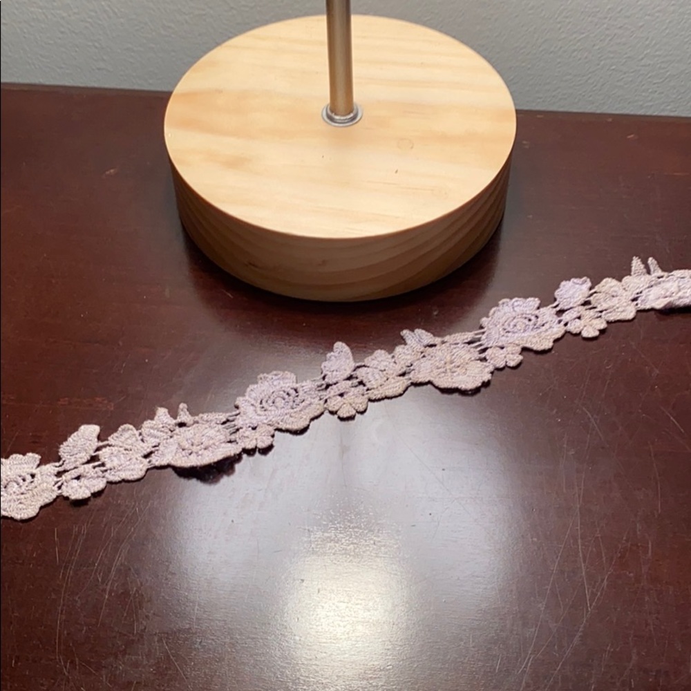 Purple choker necklace